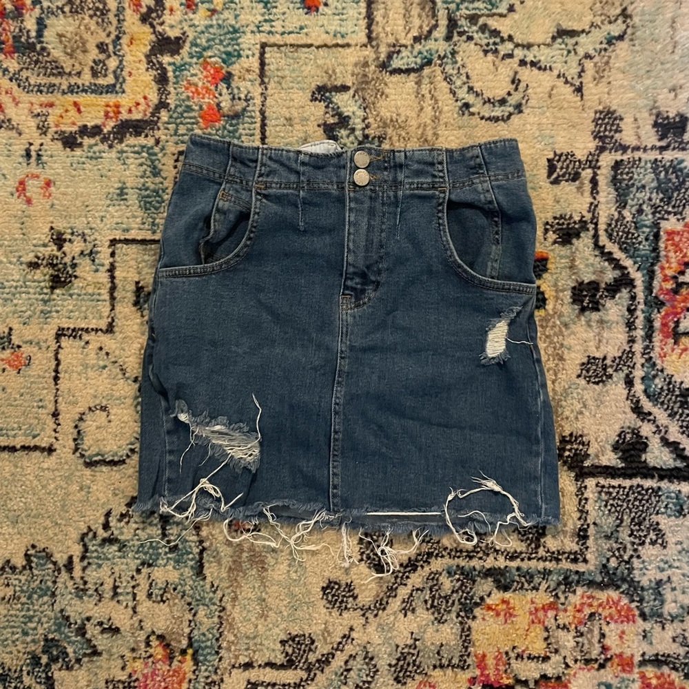 Free People denim skit